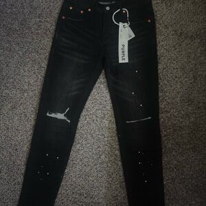 Black Purple jeans